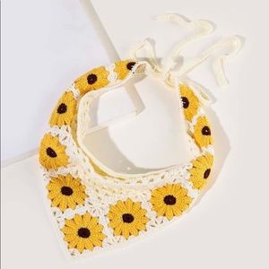 Crochet Kerchief Head Band #119
